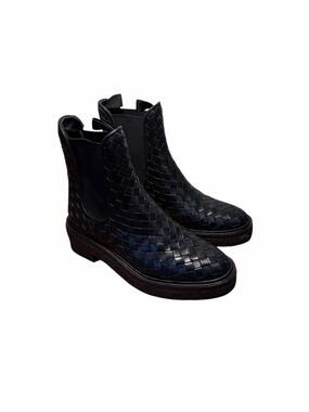Loeffler Randall woven black boots